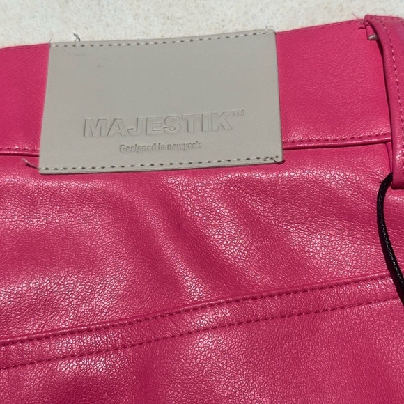 NWT Majestik Barbie Pink Stacked Denim Cargo Utility Pants Y2K Streetwear SZ 32 - Picture 11 of 17